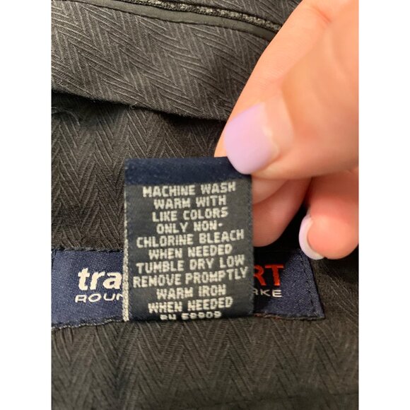 Roundtree & Yorke Travel Smart Big & Tall Mens Pants Size 44x30 Black #4-AC3 - Picture 5 of 5